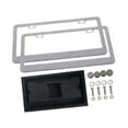 thumbnail image 5 of Nishiyuenyi 2Pcs License Plate Frame for Women with Rhinestones Professional Accessories Multi, 5 of 9