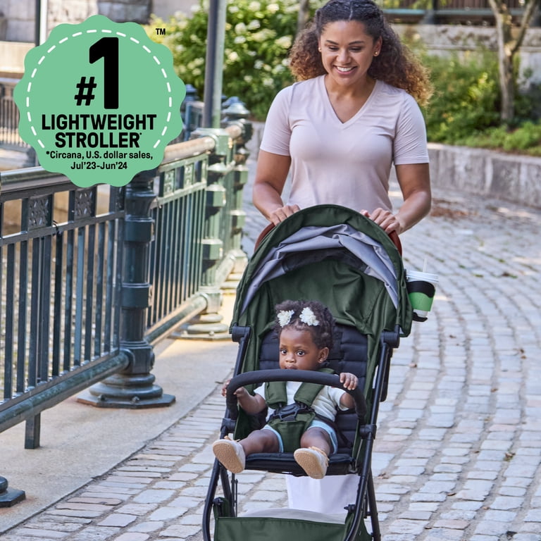 Summer by Ingenuity 3Dquickclose CS+ Compact Fold Stroller, Forest