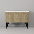 thumbnail image 3 of Fairfield 48 in W x 20 in D Rustic Acacia Single Bath Vanity and Cultured Marble Top, 3 of 8