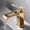 Gold, variant on Basin Faucet Black Sink Mixer Tap Bathroom Waterfall Mixer Brass Faucet Hot and Cold Vessel Sink Water Taps Deck Mount White