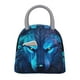thumbnail image 1 of Fotbe Futuristic Blue Light Wolf Bolsa de Almuerzo con Estampado, Lonchera Aislada, Contenedor de Comida Reutilizable Tipo Cooler a Prueba de Fugas, 1 of 6
