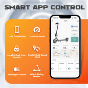 Electric Scooter for Adults - 350W Motor 8.5 Solid Tires, up to 19MPH and 16Miles Long-Range Portable E Scooter