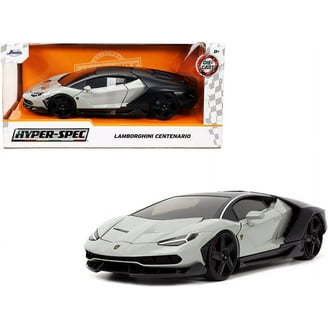 Lambo Centenario Police Black and White Hyper-Spec Series 1/24
