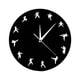 thumbnail image 5 of Reloj de pared de acrílico, decorativo, único, silencioso, reloj colgante para dormitorio y cocina en estilo rústico., 5 of 9