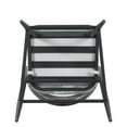 thumbnail image 4 of Amara Modern Outdoor Patio Barstools, Iron Frame, Scallop-Shaped Backrest, Matte Black, Set of 4, 4 of 10