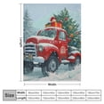 thumbnail image 4 of Sheronv Christmas Tree Warm Lightweight Blanket Soft Fleece Throw Blanket All Seasons Sofa Decor Cow Gifts Blanket 40x50in, 4 of 6