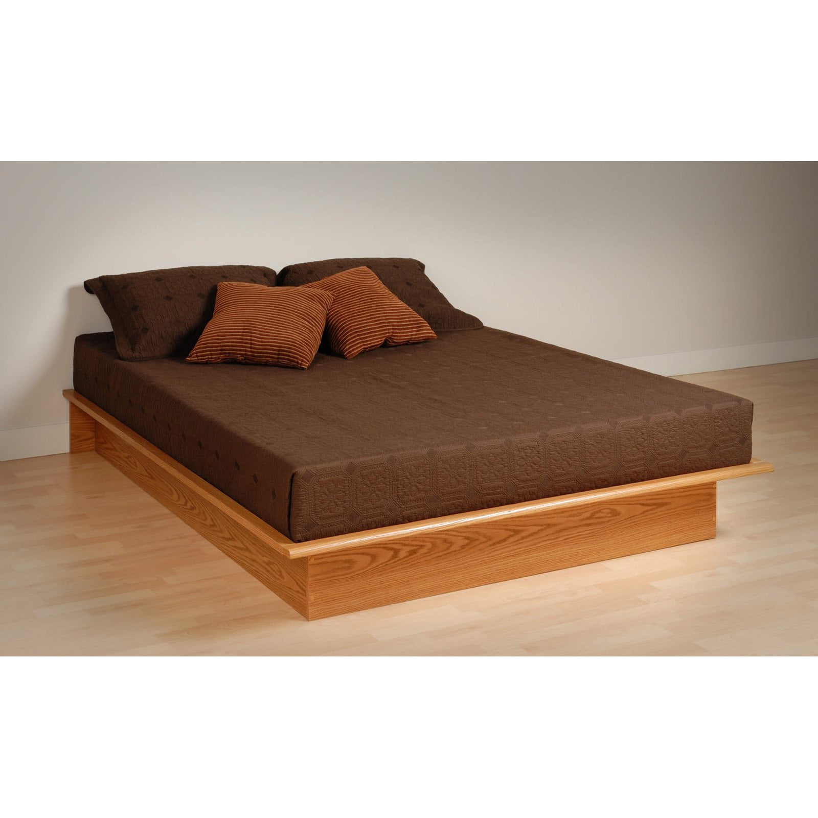 Prepac Full Platform Bed Oak, Prepac Bed Frame