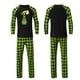 thumbnail image 2 of Conjuntos de pijamas navideños familiares a juego Grinch 2024, pijama de Grinch con parte superior y pantalones de pijama a cuadros, pijama de Grinch para niños y adultos para la familia, Hombres S, 2 of 5