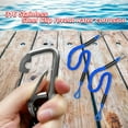 thumbnail image 2 of GANGXUN Bungee Dock Lines with Clips 2FT (4 Pack) – 1800LB Shock Absorbing Boat Ropes for Jet Ski, Kayak, Truck, 2 of 6