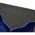 thumbnail image 4 of Muslim Prayer Rug Gold Rimmed Soft Thick Flannel Prayer Carpet Mat 25.5x45 Inch One of Three Random Patterns, Blue, 4 of 7