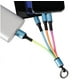 thumbnail image 2 of Cargador Múltiple De Nylon 1 Usb Trenzado Cargador Rápido Para 3 Teléfonos, 2 of 2