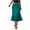 #064-Sky Blue, variant on AUNVITO Women's Mermaid Satin Midi Skirt Solid Color High Waist Stretchy Elastic Waistband Fish Tail Design Elegant Formal Casual Long Skirt