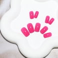 thumbnail image 3 of FCOGIN Medium Square False Nail, Pink, Glossy, Acrylic Press on Nail, 24 Pieces, 3 of 4