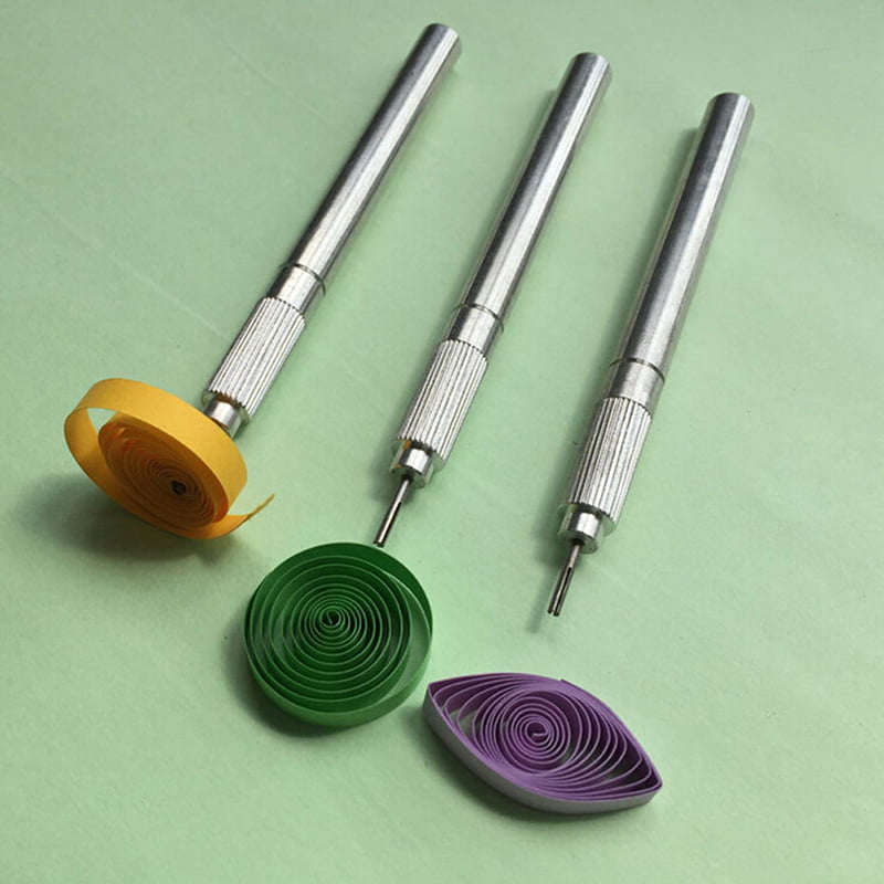 Metal Slotted Quilling Paper Tool Paper Origami Paper Quilling Rolling Pen GV 