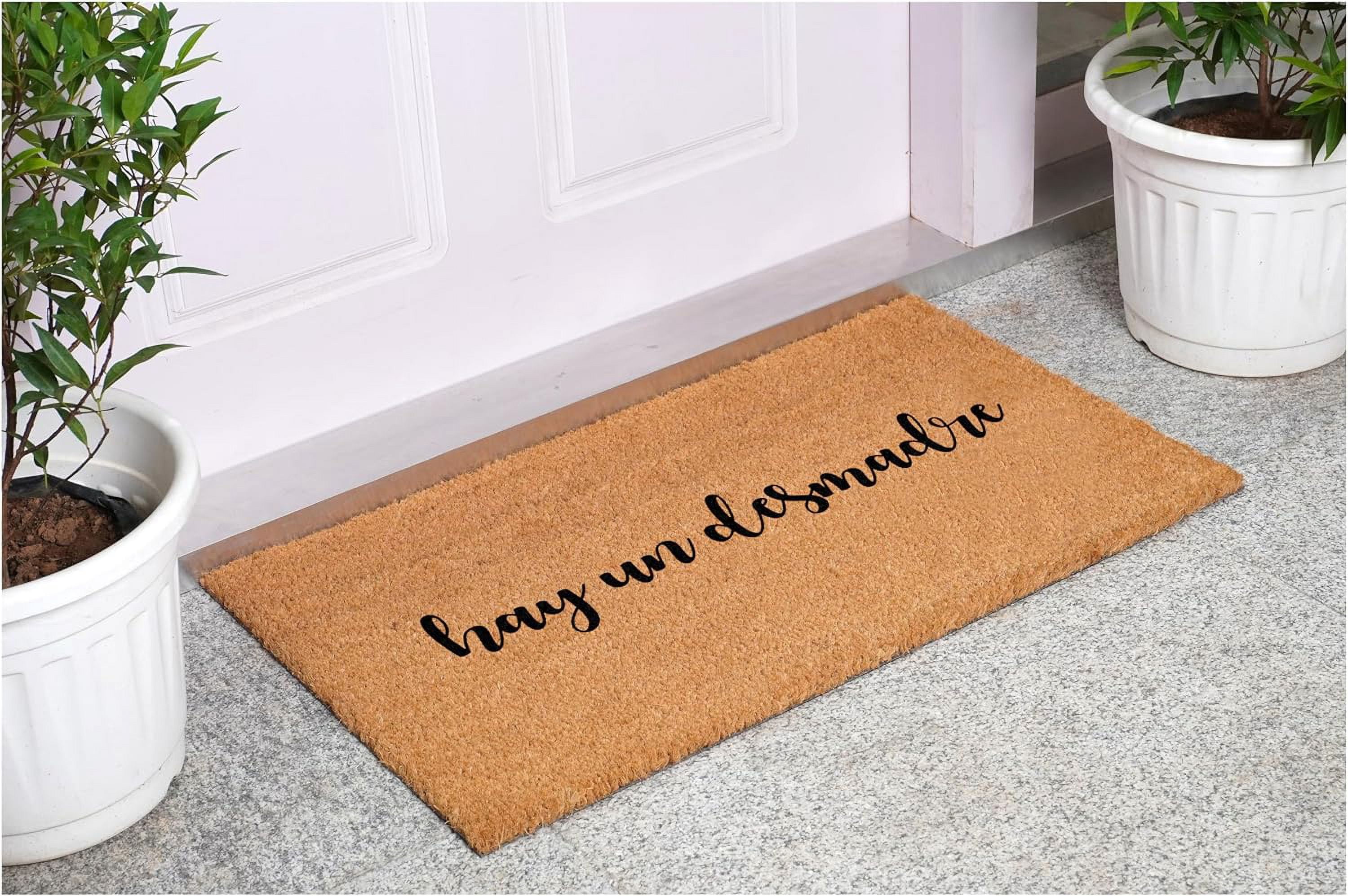 Calloway Mills 113401729 Hay Un Desmadre Script Spanish Doormat 17" x 29"