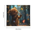 thumbnail image 3 of Yiaed Cute Butterfly Bear Print Tapestry for Bedroom,Tapestry Wall Tapestries, Tapestry Aesthetic for Living Room Dorm Room 51" X 60", 3 of 6