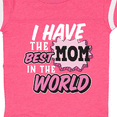 thumbnail image 4 of Inktastic I have The Best Mom in The World with Speech Bubble Girls Baby Bodysuit, 4 of 5