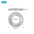 thumbnail image 2 of 304 Stainless Steel Flat Washers M10x20mm Belleville Spring Disc Washer Conical Knurled Metric Gasket 40 Pack, 2 of 6