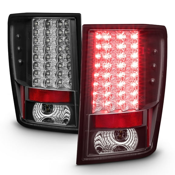 For 2007 2008 2009 2010 Jeep Grand Cherokee LED Tail Lights Brake Lamps 07-10