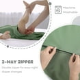 thumbnail image 6 of Yoofoss Baby Sleep Sack 12-18 Months Wearable Blanket for Babies 100% Organic Cotton 2-Way Zipper TOG 0.5 Toddler Sleeping Sack 3 Pack, Sleep Sacks, 6 of 8