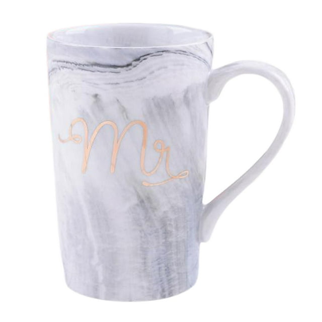 Grandes tazas de de cerámica 12 onzas para lavavajillas seguro para hombres mujeres D118 gris