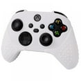 thumbnail image 3 of Soft Anti-Slip Controller Silicone Case, Rubber Protector Skins with White Joystick Caps for Xbox Series S and Xbox Series X Controller, 3 of 5