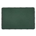 thumbnail image 4 of Xile Kitty Litter Trapping Mat, Double Layer Mats with MiLi Shape Scratching design, Scatter Control 21" x 14" Green, 4 of 4