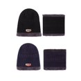 thumbnail image 2 of Winter Thermal Plush Hat Scarf Woolen Cap Cycling Windproof Cap Two-Piece 2Pc, 2 of 4