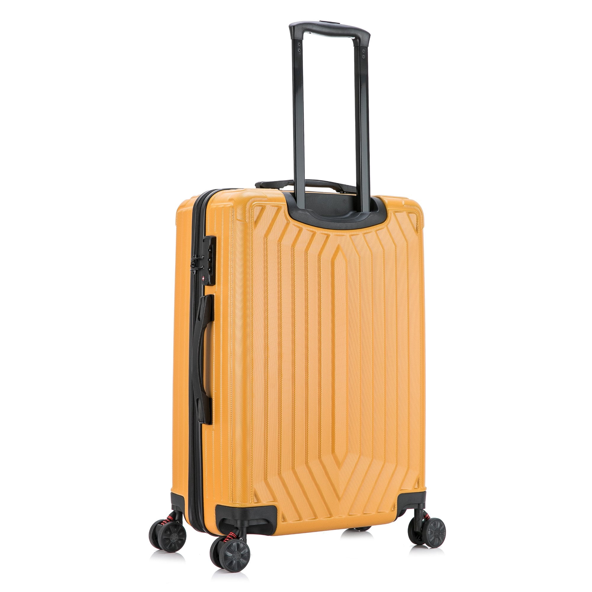 Dukap 24” Unisex Hardside Spinner Luggage, Orange