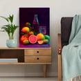 thumbnail image 5 of Citrus Fruits & Beverage Canvas Print Wall Art for Kitchen Living Room Cafe Restaurant Bar, 5 of 8