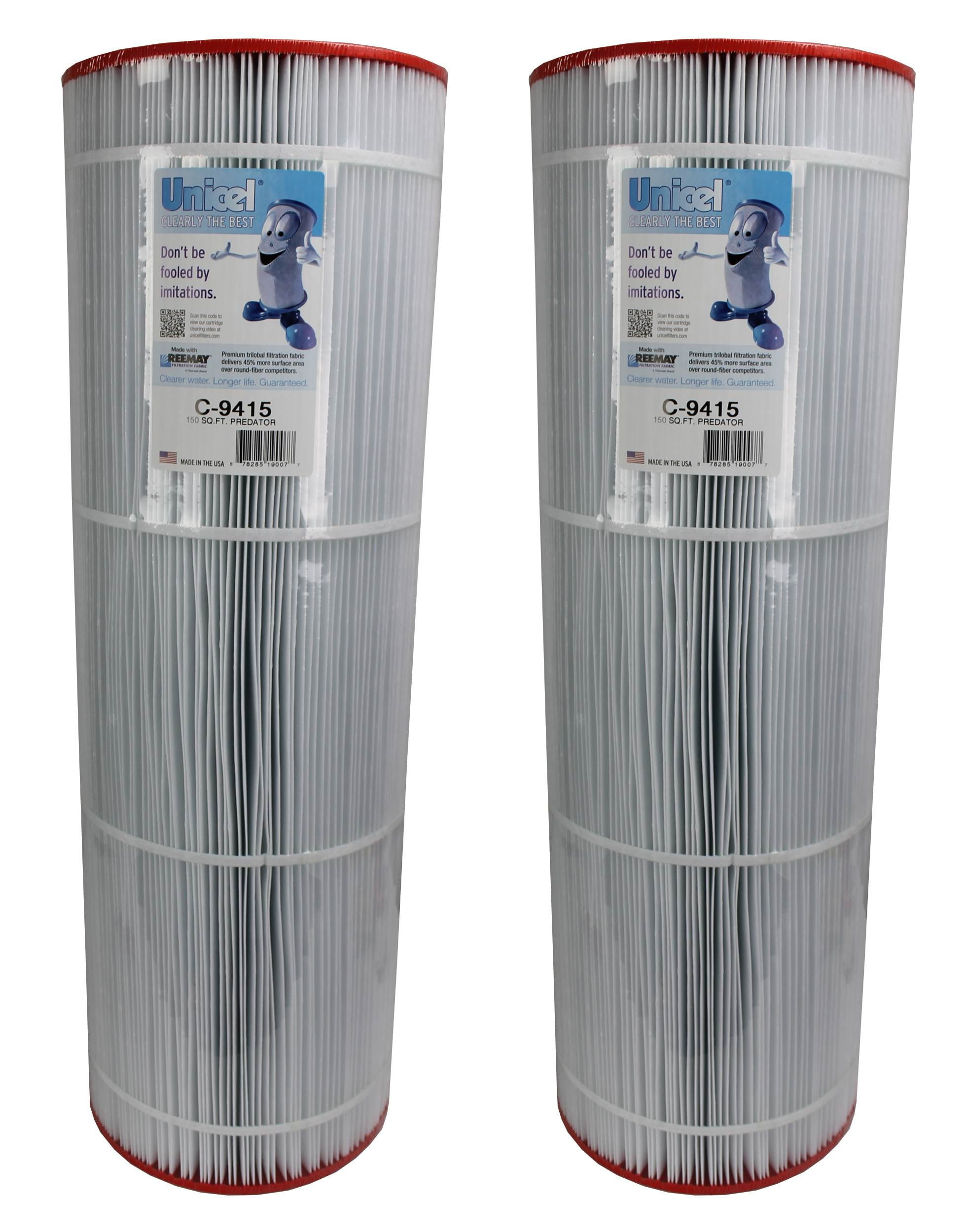 2 Pack Pleatco PAP150 Replacement Cartridge Filter C-9415 For Clean & Clear 