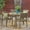 Gray, variant on Kace Outdoor 5 Piece Acacia Wood Round Dining Set, Gray