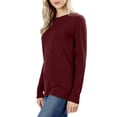 thumbnail image 6 of Womens Cotton Long Sleeve Crew Neck Shirt, 6 of 6