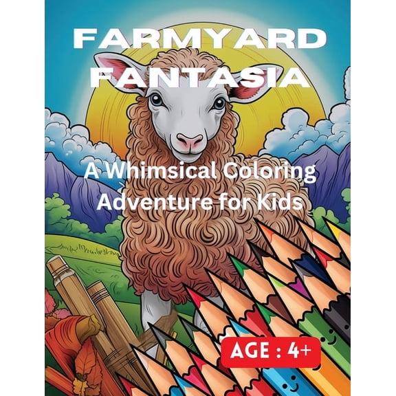 Farmyard Fantasia: A Whimsical Coloring Adventure for Kids, (Paperback)