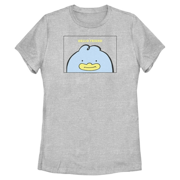 Womens KPop Demon Hunters Hello Friend Duck T Shirt