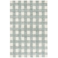 thumbnail image 2 of SAFAVIEH Easy Care Maggie Plaid Area Rug, Ivory/Teal, 6' x 9', 2 of 11