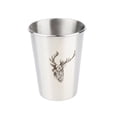 thumbnail image 1 of Tazas de acero inoxidable de ciervo para beber cerveza de bar, reciclable resistentes y duraderas en 350ml Baoblaze Taza de cerveza de acero inoxidable, 1 of 8