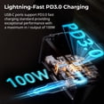thumbnail image 2 of Batería V-Mount SMALLRIG VB99 Pro de 99 Wh/6800 mAh con PD de 100 W, 2 of 9