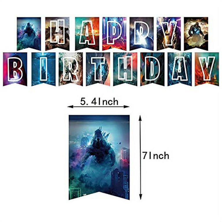 Godzilla Vs. Kong Movie Poster Fight Scene Monsters Edible Cake Topper – A  Birthday Place