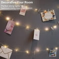 thumbnail image 5 of Guirnalda de luces LED con clip para fotos, funciona con USB, funciona con pilas, lámpara de hadas, decoración navideña, fiesta, boda, iluminación navideña, 5 of 5