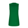 thumbnail image 5 of Blusa sin mangas para mujer, para oficina, para verano, tipo chaleco, camiseta, plisada, 5 of 5