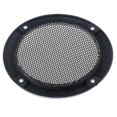 thumbnail image 1 of 2x3 Pulgadas Cubierta De Altavoz De Audio Círculo Decorativo Rejilla De Malla Metálica Negro Hugo Círculo decorativo de altavoz, 1 of 8