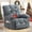 Blue#A, variant on UHOMEPRO Swivel Recliner Chair with Massage and Heat, 360 Degree Swivel Rocker Recliner for Adults, Wide Seat Manual Recliner Chair with Cup Holders, USB Charging, Side Pockets, Gray
