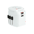 thumbnail image 5 of Skross PRO Light World Travel Adapter with USB - 3 Pole Travel Adapter with Slide System, 5 of 5