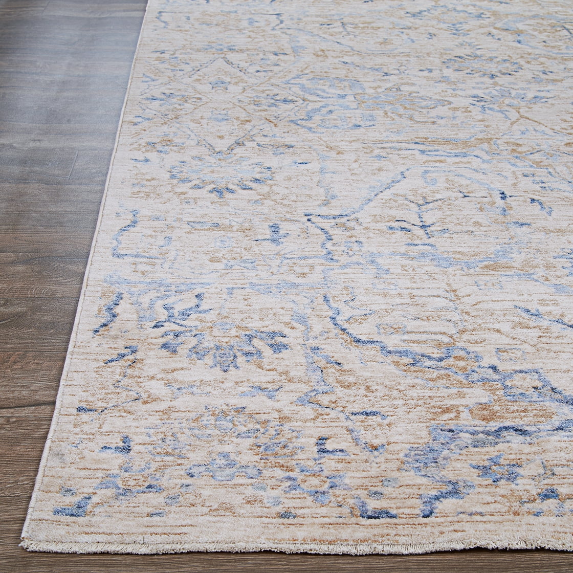 Couristan Couture Ballerine Area Rug, 2'2" x 8'11" Runner, Burnished Gold-Denim