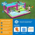thumbnail image 5 of Bestway H2OGO! Bouncin' Bay Kids Inflatable Mega Water Park Splash Pool, 5 of 14