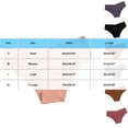 thumbnail image 3 of Womens Seamless Panties No VPL - 100% Cotton Cheeky Underwear No Show & Invisible, Red for Everyday Comfort,Size S, 3 of 5