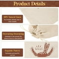 thumbnail image 4 of Set of 4 Linen Bread Bags, Bread Bag with Drawstring, Bread Bag Storage Fresh, 4 of 9