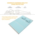 thumbnail image 3 of KingCamp KingCamp Self-Inflating Sleeping Pad Queen Size Foam Mat Camping Mattress with 2 Pillows for Outdoors 78” x 51.2”, 3 of 7