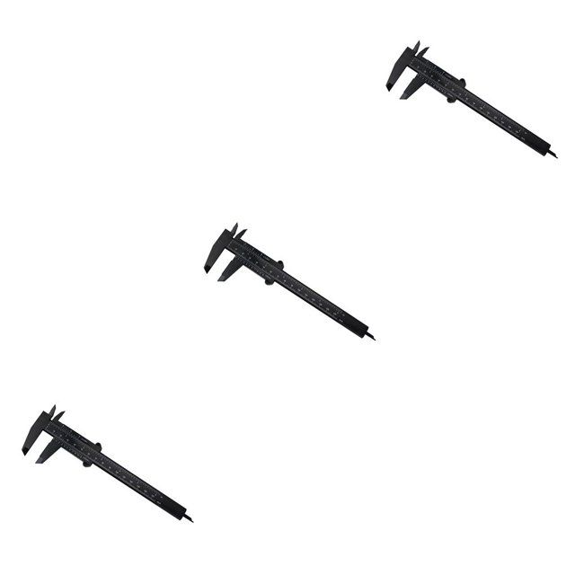 Riwesomey Calibre Vernier deslizante de 150mm, calibre de regla de plástico, herramienta de medición de apertura de doble escala, experimento de Type1 NO1 Riwesomey CBP047474